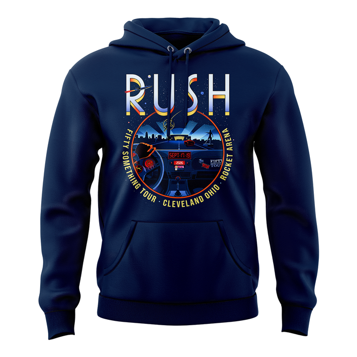 Rush x Cleveland - Fifty Something Tour 2026 Hoodie