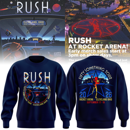 Rush x Cleveland - Fifty Something Tour 2026 SWEATSHIRT