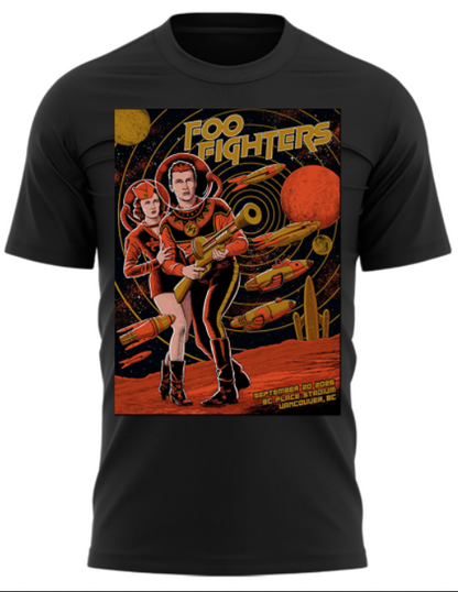 Foo Fighters BC Place Vancouver 2026 Tour Limited Edition T-Shirt