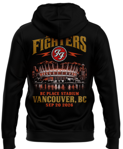 Foo Fighters BC Place Vancouver 2026 Tour Limited Edition hoodie