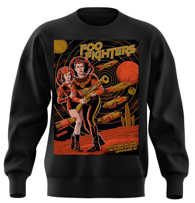 Foo Fighters BC Place Vancouver 2026 Tour Limited Edition sweater