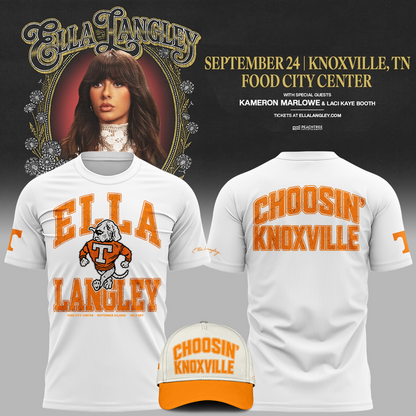 Tennessee Volunteers x Ella Langley-The Dandelion Tour 2026 T-shirt