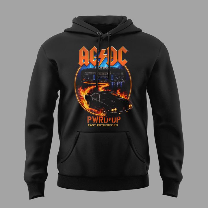 Hoodie AC/DC x New York Giants Event Shirt - POWER UP TOUR 2026 T-Shirt