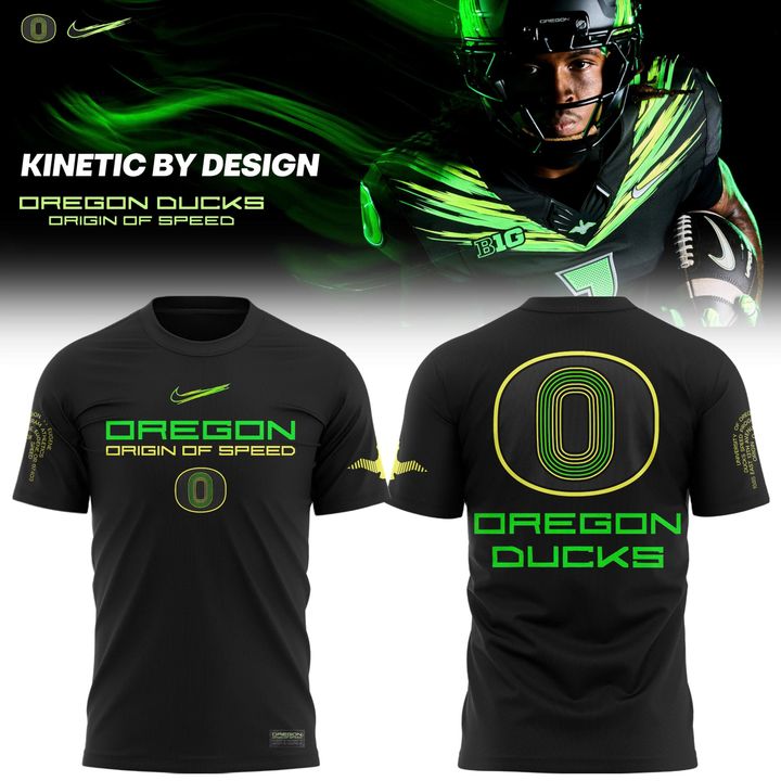 Men's Nike Black Oregon Ducks Origin of Speed T-Shirt