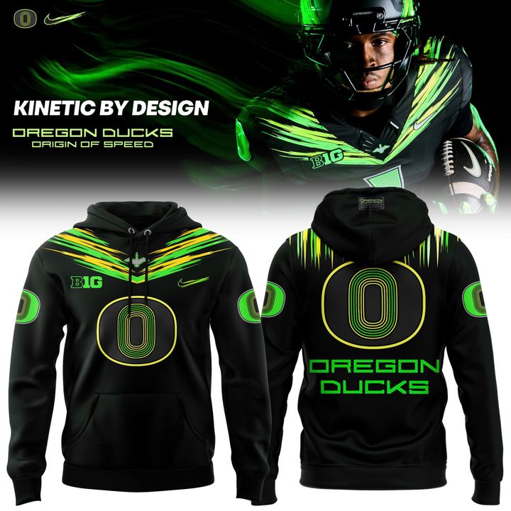 Women's Nike Oregon Ducks Origin of Speed Football Hoodie – Night Forest