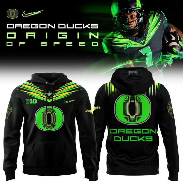Men's Nike Oregon Ducks Origin of Speed Hoodie – Night Forest