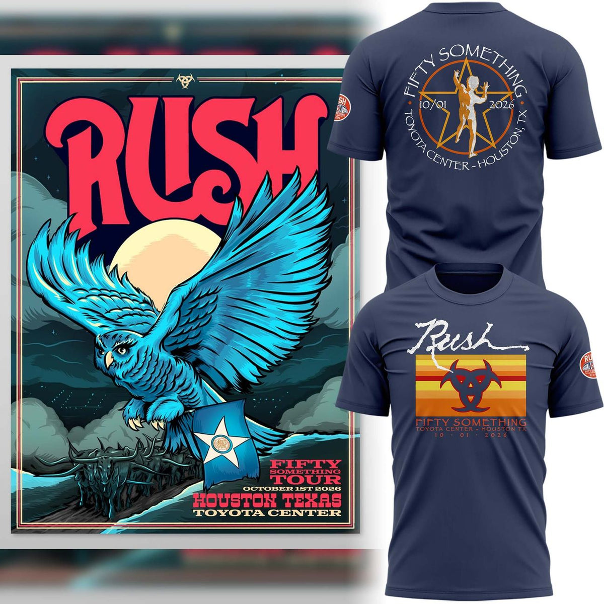 Fifty Something Tour 2026 Houston T-shirt