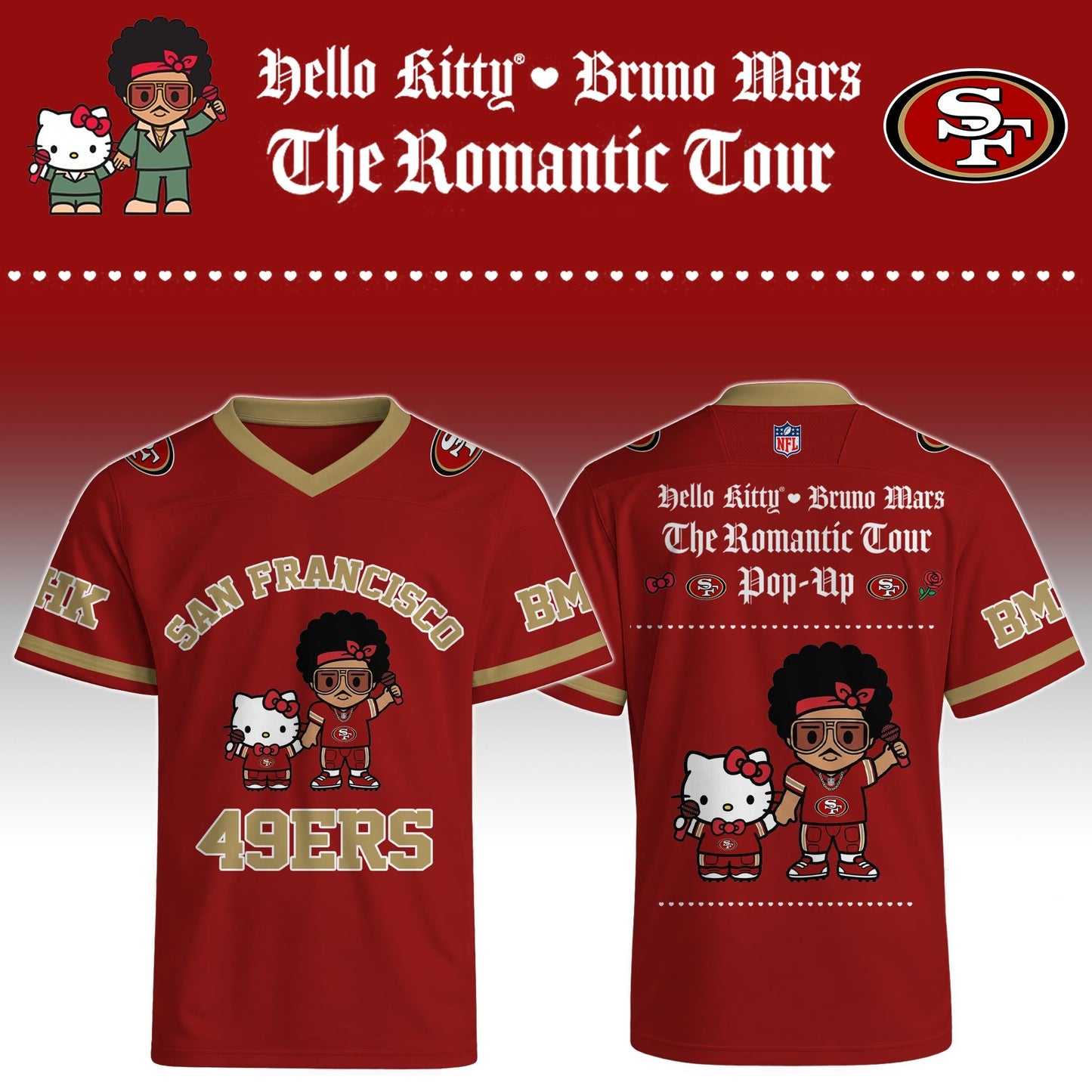 SF x Hello Kitty ❤️ Bruno Mars The Romantic Tour 2026
