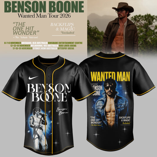 _BENSON BOONE – WANTED MAN TOUR 2026 JERSEY