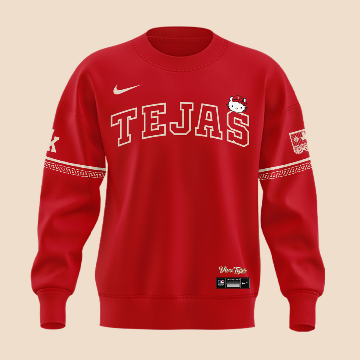 Exclusive Tejas City Connect Texas Rangers x Hello Kitty Sweatshirt 2026