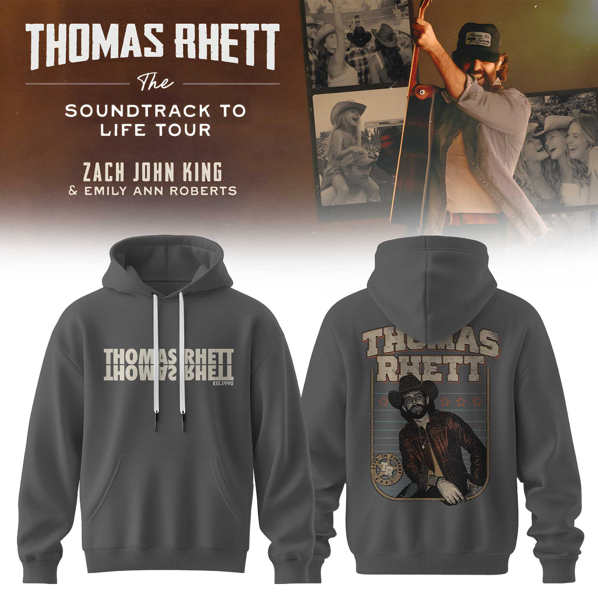 Thomas Rhett The Soundtrack To Life Tour 2026 Hoodie V1