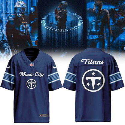Tennessee Titans 2026 Rivalries Made in the Music City Football Jersey