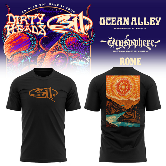 Limited Edition 311 So Glad You Made It Tour Shirt