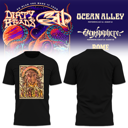 Limited Edition 311 So Glad You Made It Tour Shirt