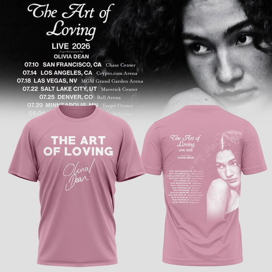 OLIVIA DEAN “THE ART OF LOVING” TSHIRT COLLECTION IS HERE