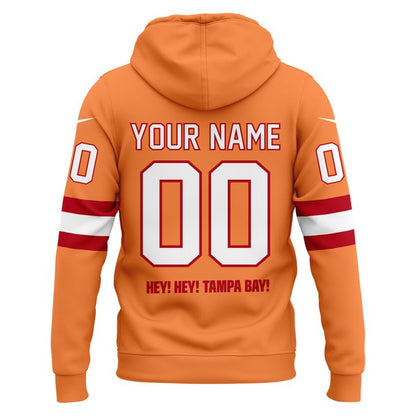 Men's Creamsicle Tampa Bay Buccaneers 50th Season Essential Hoodie I