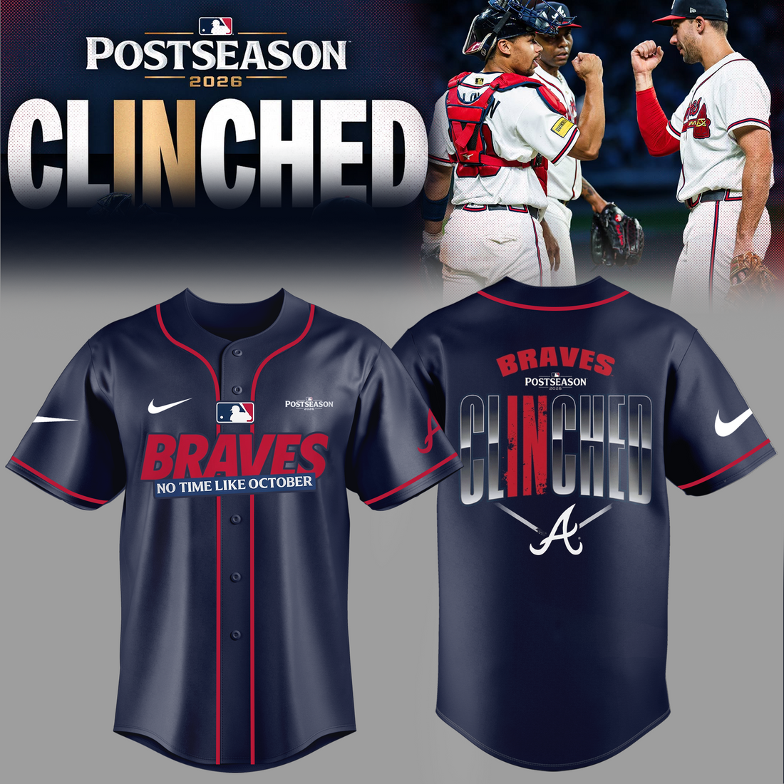 Limited Edition Postseason 2026 Clinched Jersey