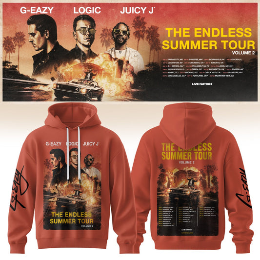 GEZY The Endless Summer Tour Graphic Hoodie 3D AOP V13