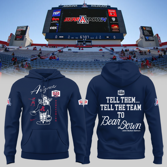 Limited Edition Arizona Wildcats 100 Years Bear Down Hoodie
