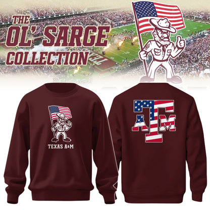 Youth Ol’ Sarge American Flag Sweashirt