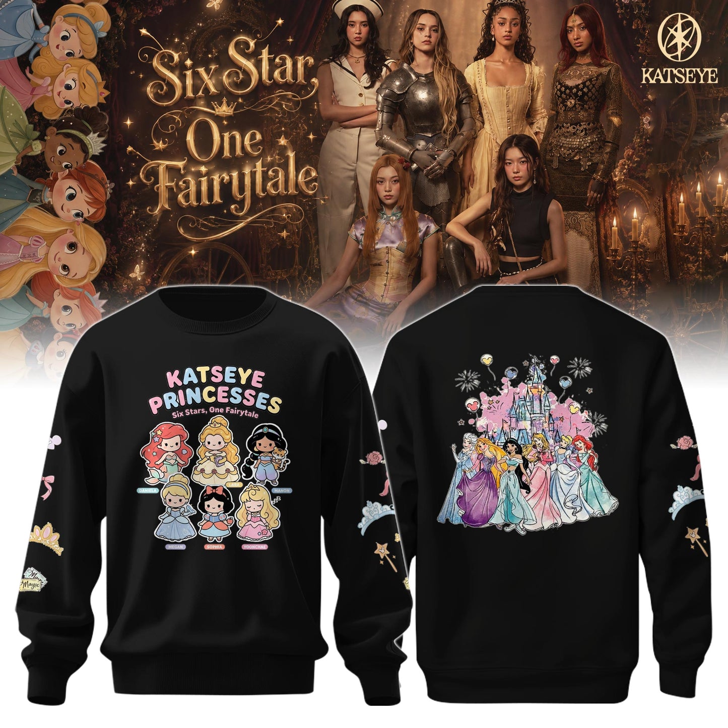 Fairytale Black Sweatshirt for EYEKONS