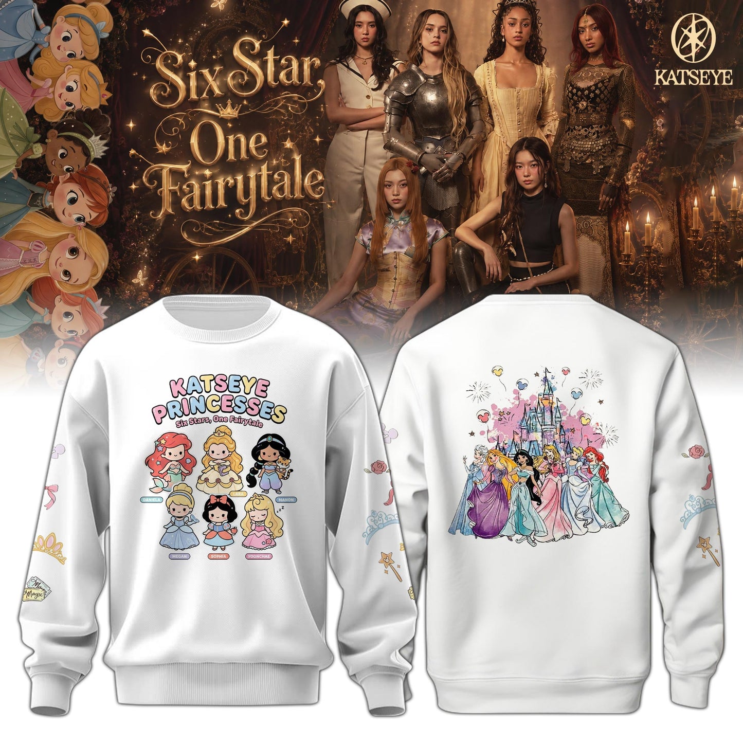 Fairytale White Sweatshirt for EYEKONS