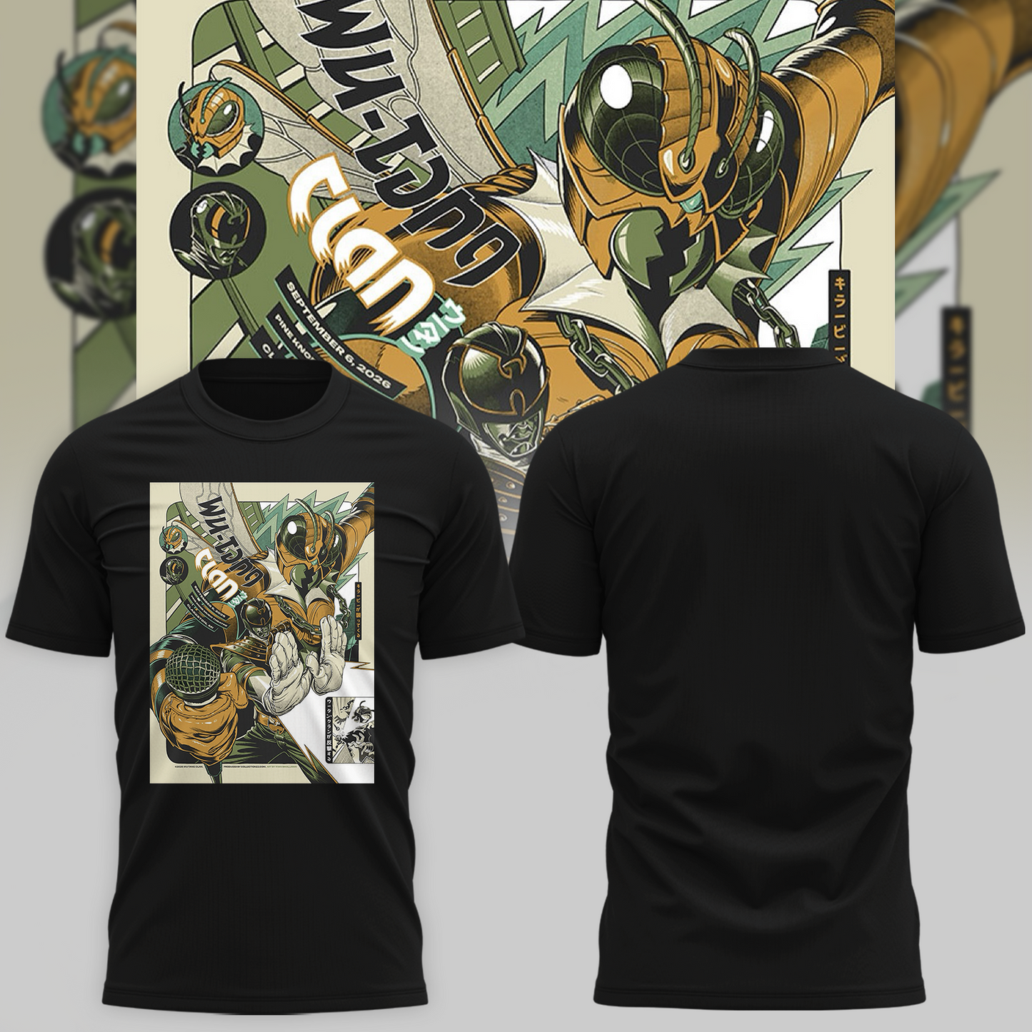 Wu-Tang Clan Clarkston MI 2026 Event Poster Live At Pine Knob Music Theatre On September 6 2026 T-Shirt