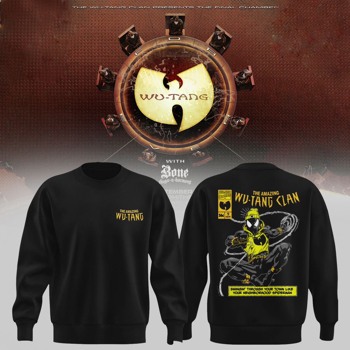 Wu-Tang Clan X Spider-Man Spider Wu Premium Sweatshirt