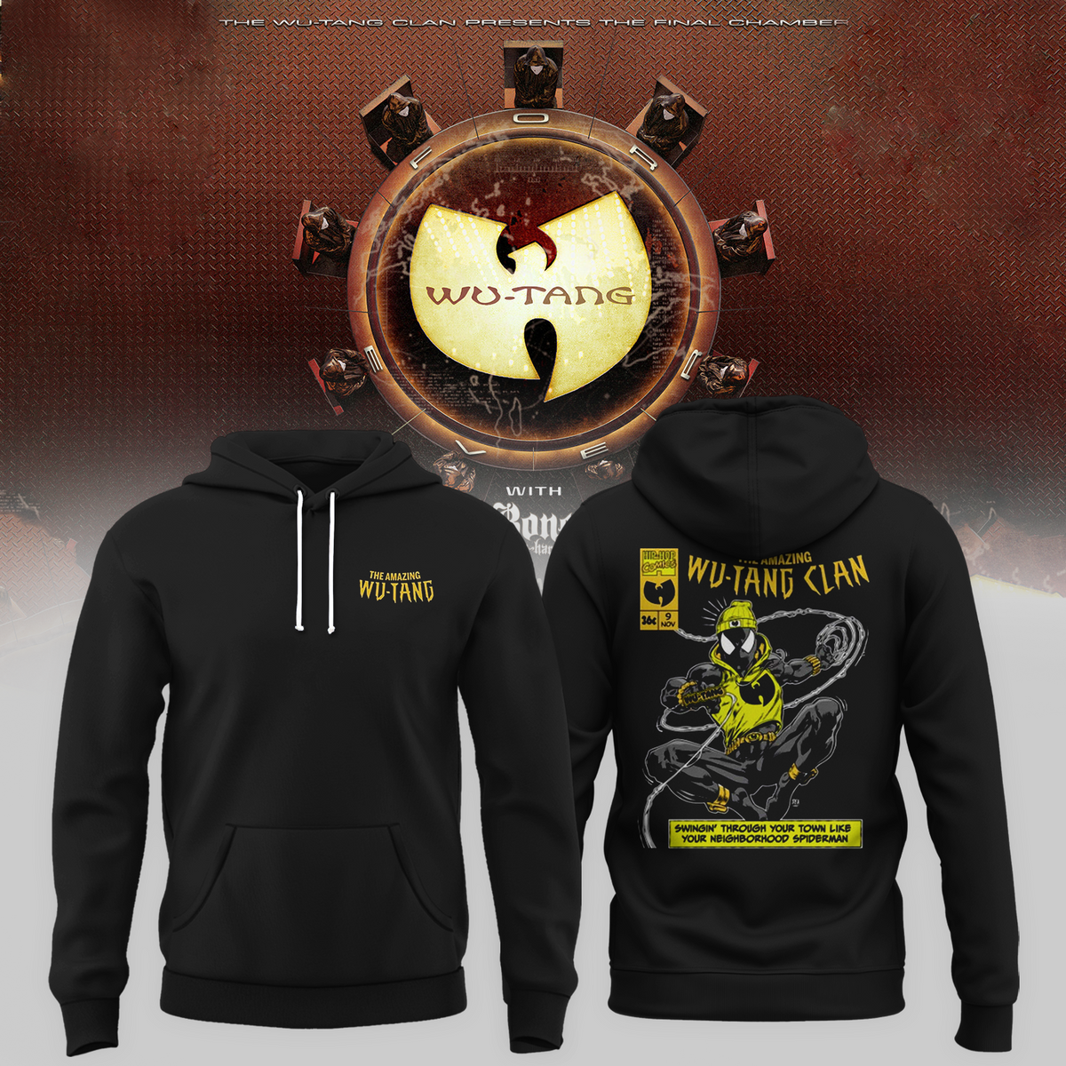 Wu-Tang Clan X Spider-Man Spider Wu Premium Hoodie
