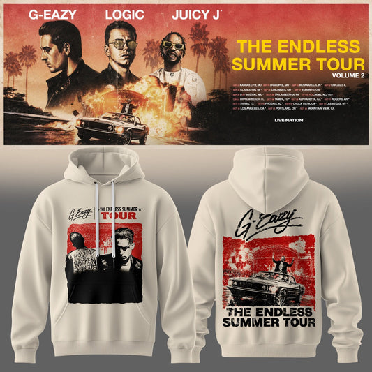 GEZY The Endless Summer Tour Graphic Hoodie 3D AOP V10