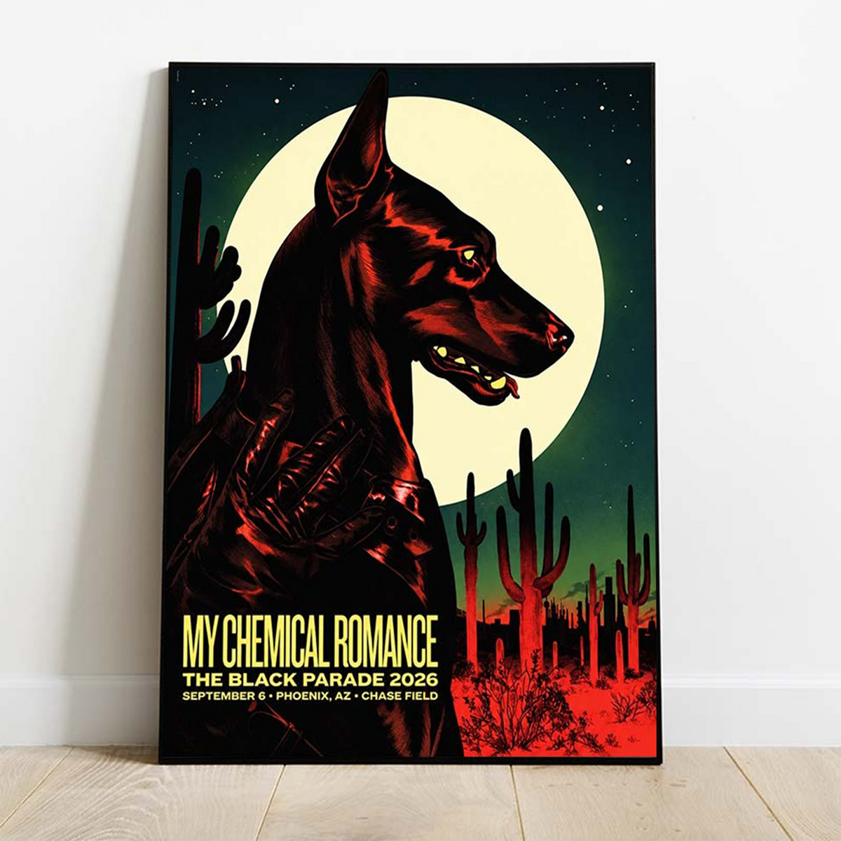 My Chemical Romance Phoenix AZ 2026 Event Poster Live At Chase Field Sep 6 2026 Home Decor Poster Canvas