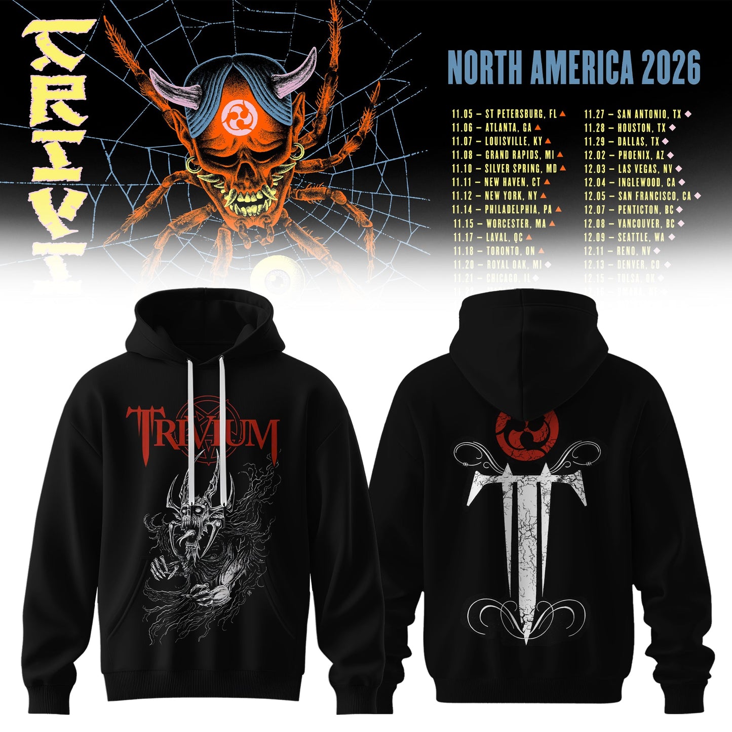 _Crown in the Grave World Tour 2026 Edition Hoodie