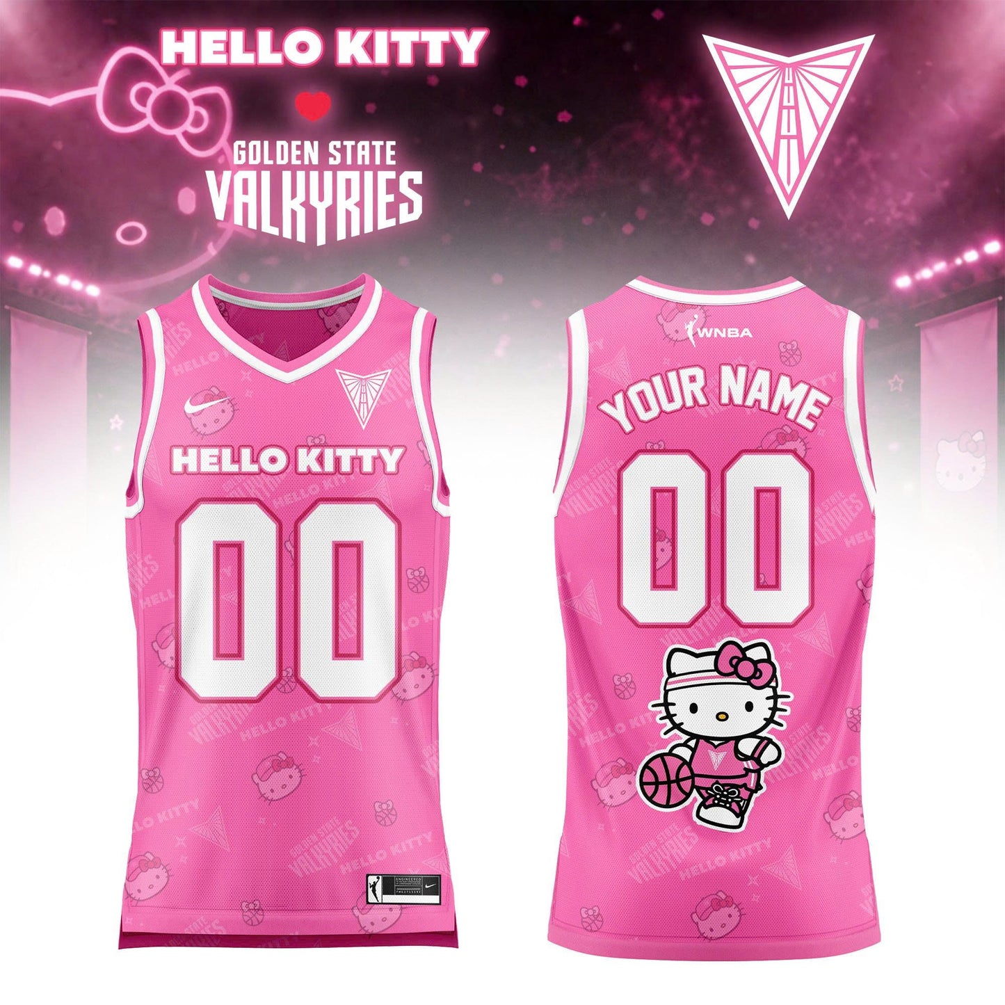 WNBA x Hello Kitty Game Day 2026 Limited Edition Basketball Jersey
