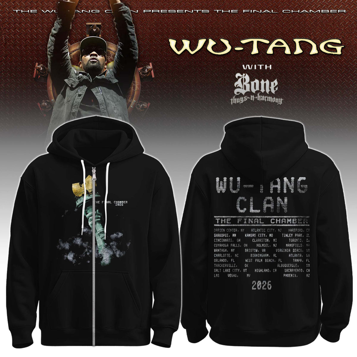 The Final Chamber Tour Zip Hoodie
